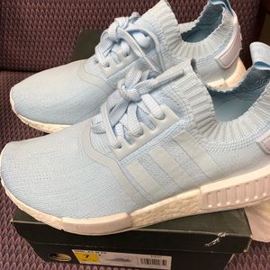 Adidas NMD R1 light blue shoes